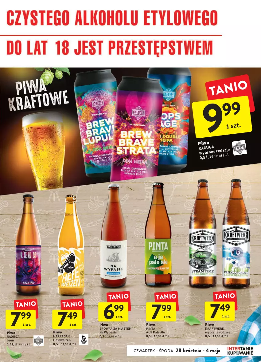 Gazetka promocyjna Intermarche - ważna 28.04 do 04.05.2022 - strona 7 - produkty: Leon, Piwo