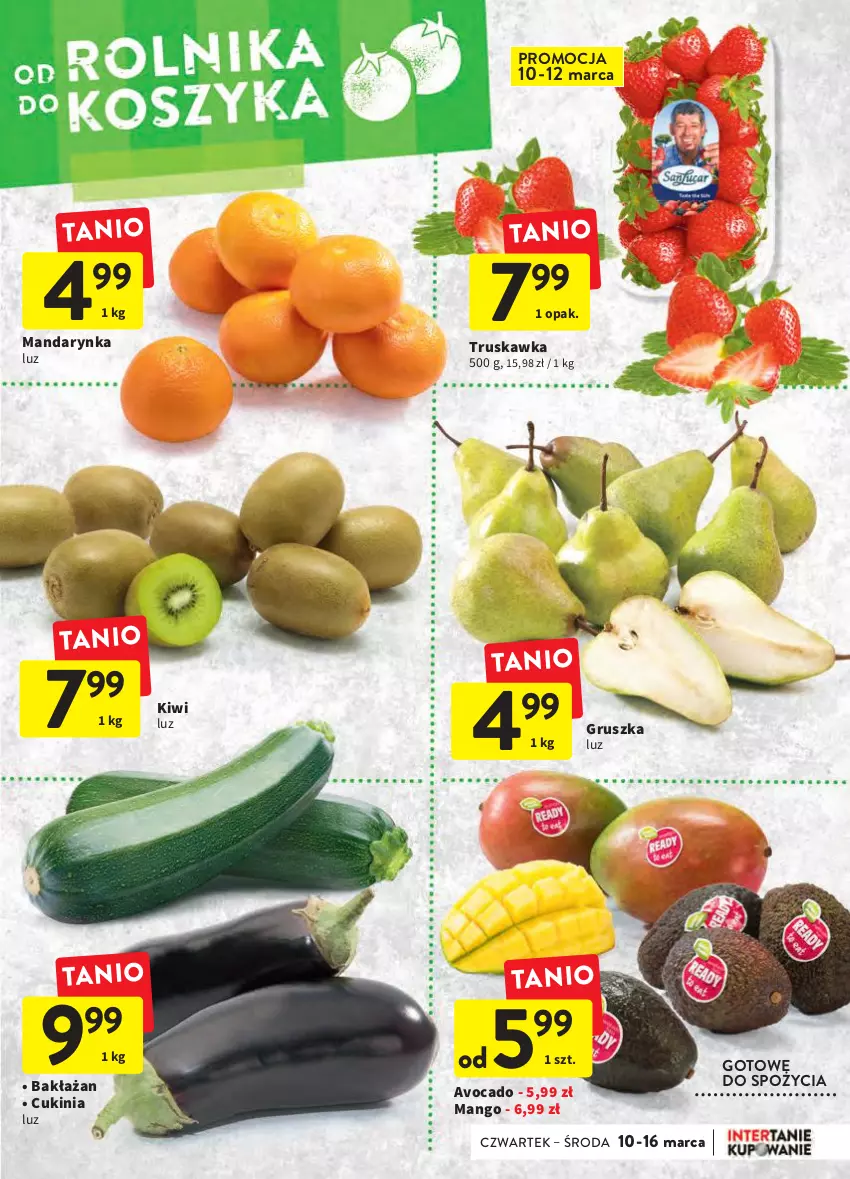 Gazetka promocyjna Intermarche - Świeżo i tanio - ważna 10.03 do 16.03.2022 - strona 11 - produkty: Avocado, Kiwi, Mango