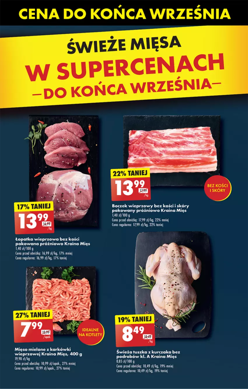 Gazetka promocyjna Biedronka - Od poniedzialku - ważna 02.09 do 07.09.2024 - strona 37 - produkty: Boczek, Boczek wieprzowy, Kurczak, Mięso, Mięso mielone, Tusz