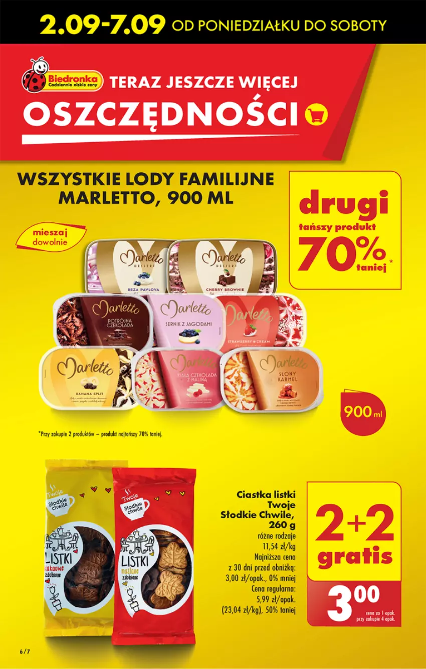 Gazetka promocyjna Biedronka - Od poniedzialku - ważna 02.09 do 07.09.2024 - strona 8 - produkty: Ciastka, Fa, Lody, Tera