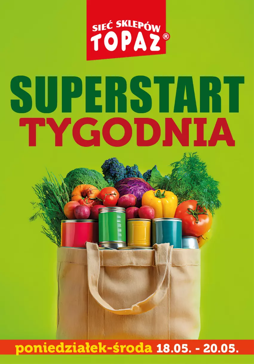Gazetka promocyjna Topaz - Gazetka - ważna 18.05 do 20.05.2026 - strona 1
