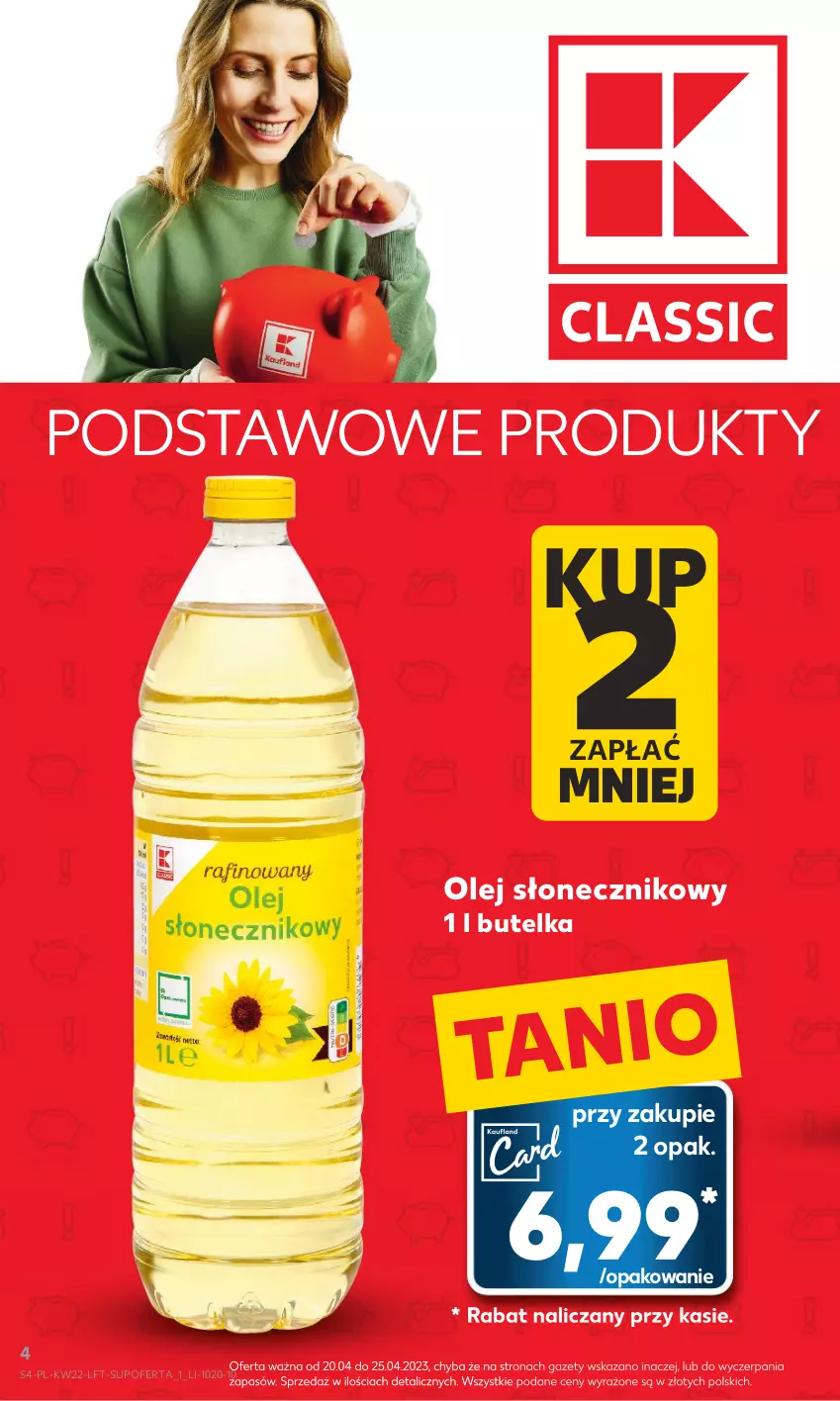 Gazetka promocyjna Kaufland - Gazetka tygodnia - ważna 01.06 do 06.06.2023 - strona 4 - produkty: Olej, Olej słonecznikowy