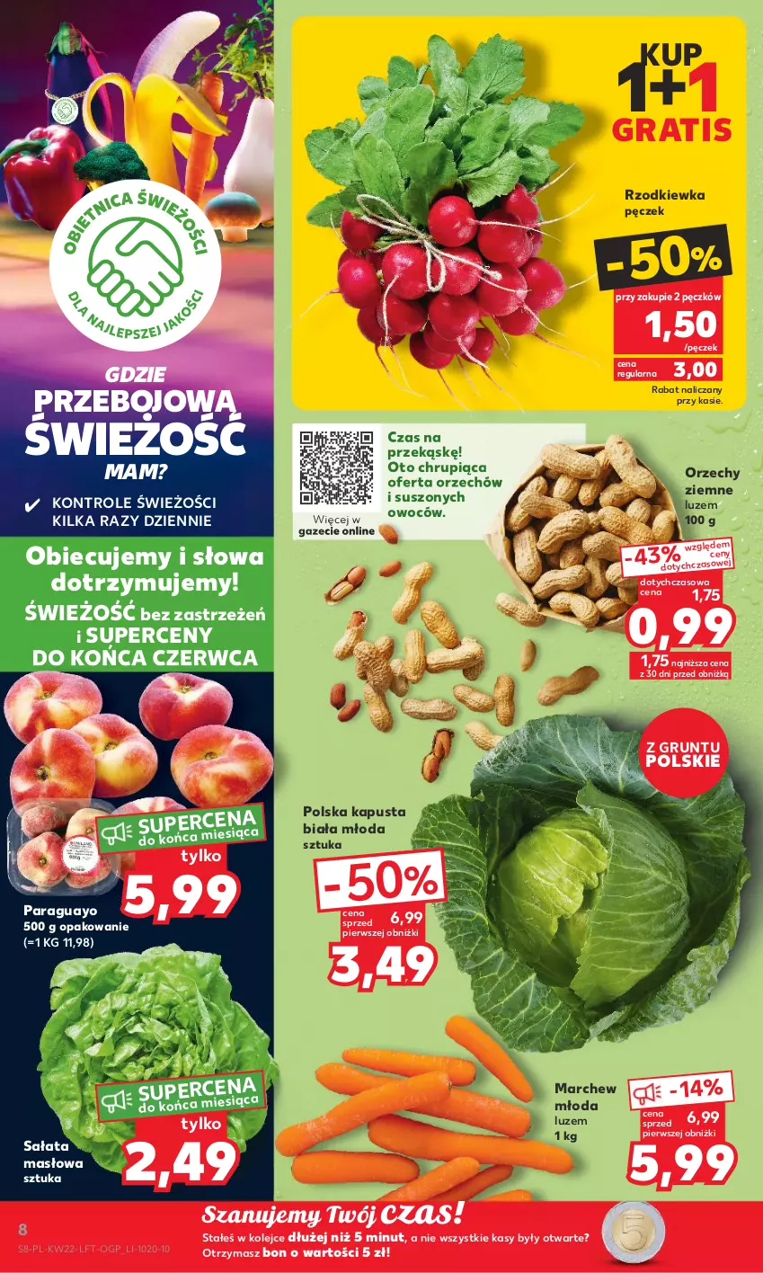 Gazetka promocyjna Kaufland - Gazetka tygodnia - ważna 01.06 do 06.06.2023 - strona 8 - produkty: Gra, Grunt, Masło, Olej, Rzodkiewka, Sałat, Sałata masłowa