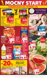 Gazetka promocyjna Kaufland - Gazetka tygodnia - Gazetka - ważna od 06.06 do 06.06.2023 - strona 52 - produkty: Kurczak, Kalafior, Dawtona, Sos, Danone, Jogurt, Parówki, Danone Fantasia, Proszek do prania, Dr. Oetker, Pizza, Schweppes, Napój gazowany, Morliny, Fanta, Bryza, Arbuz, Waga, Grunt, Napój, Berlinki, Fa