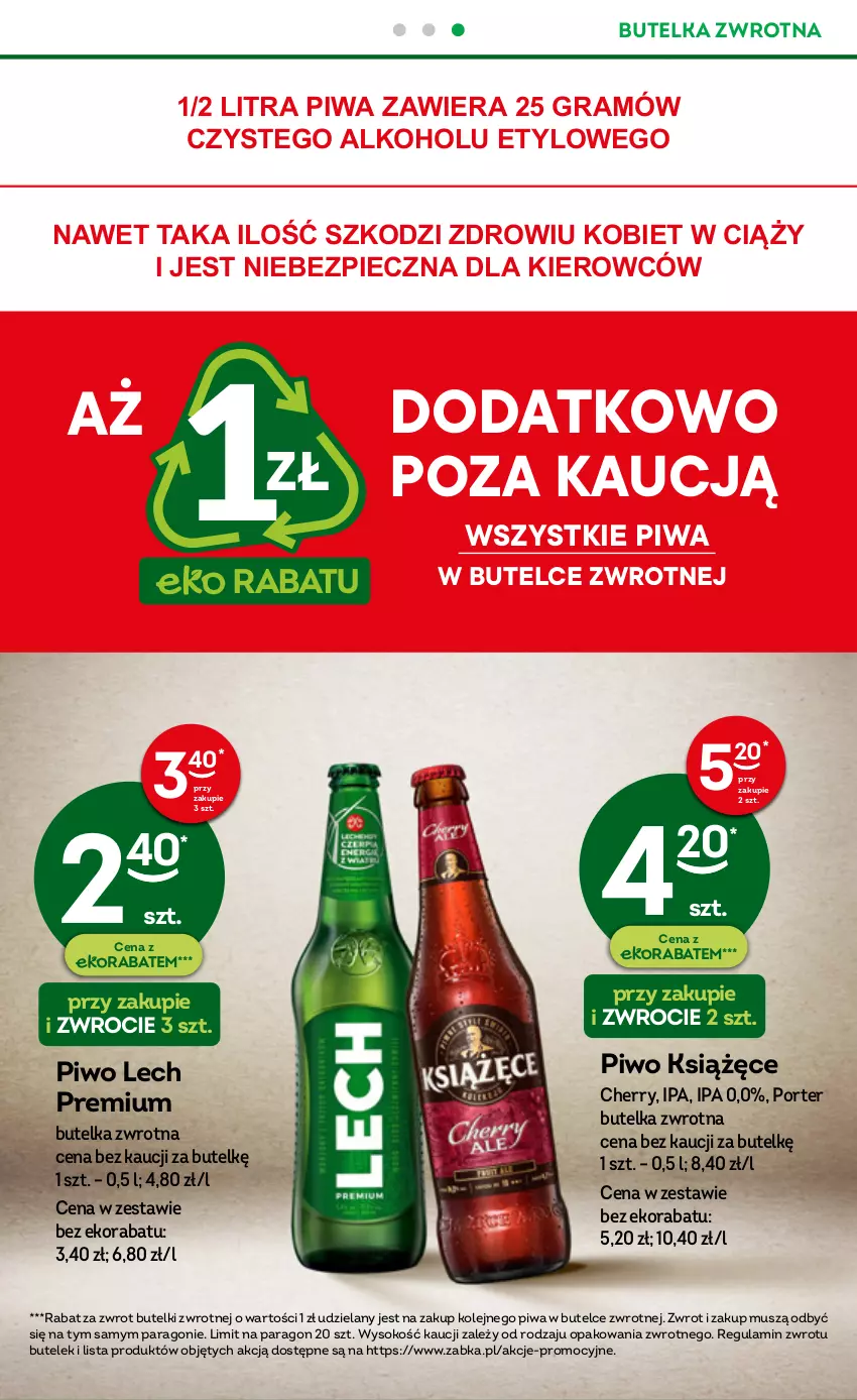 Gazetka promocyjna Żabka - ważna 01.03 do 07.03.2023 - strona 6 - produkty: Gra, Książęce, Lech Premium, Mus, Olej, Piec, Piwa, Piwo, Por, Sok