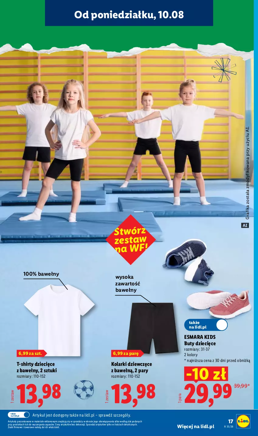 Gazetka promocyjna Lidl - Gazetka ważna od 10.08. do 14.08. - ważna 10.08 do 14.08.2026 - strona 21 - produkty: Buty, Dzieci, Gra, Grafika, Sok, T-shirt