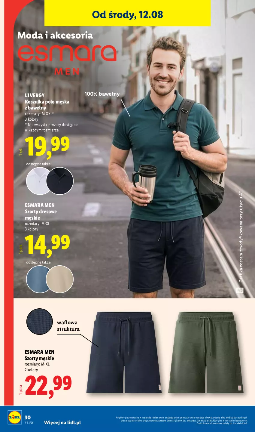 Gazetka promocyjna Lidl - Gazetka ważna od 10.08. do 14.08. - ważna 10.08 do 14.08.2026 - strona 40 - produkty: Dres, Gra, Grafika, Kosz, Koszulka, Moda, Szorty