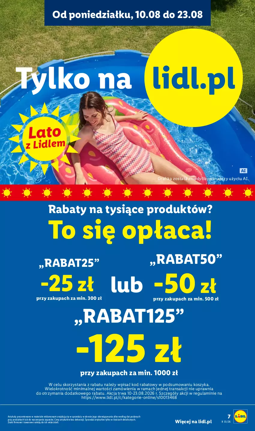 Gazetka promocyjna Lidl - Gazetka ważna od 10.08. do 14.08. - ważna 10.08 do 14.08.2026 - strona 7 - produkty: Gra, Grafika, Kosz, Rama, Tran