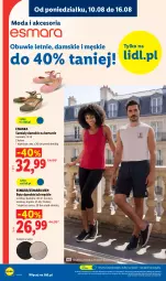 Gazetka promocyjna Lidl - Gazetka ważna od 10.08. do 14.08. - Gazetka - ważna od 14.08 do 14.08.2026 - strona 34 - produkty: Gra, Buty, Sandał, Obuwie, Moda, Grafika