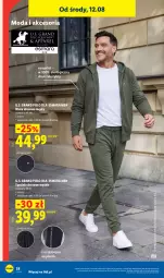 Gazetka promocyjna Lidl - Gazetka ważna od 10.08. do 14.08. - Gazetka - ważna od 14.08 do 14.08.2026 - strona 38 - produkty: Gra, Dres, Moda, Spodnie, Bluza, Spodnie dresowe, Bluza dresowa, Grafika