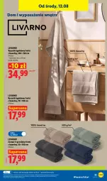 Gazetka promocyjna Lidl - Gazetka ważna od 10.08. do 14.08. - Gazetka - ważna od 14.08 do 14.08.2026 - strona 43 - produkty: Ręcznik kąpielowy, Ivar, Ręcznik