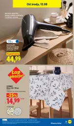 Gazetka promocyjna Lidl - Gazetka ważna od 10.08. do 14.08. - Gazetka - ważna od 14.08 do 14.08.2026 - strona 45 - produkty: Ivar, Suszarka, Obrus