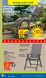 Gazetka promocyjna Lidl - Gazetka ważna od 10.08. do 14.08. - Gazetka - ważna od 14.08 do 14.08.2026 - strona 46 - produkty: Por, Ivar, Fotel
