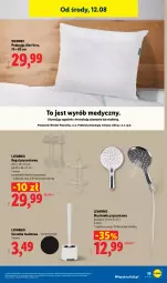 Gazetka promocyjna Lidl - Gazetka ważna od 10.08. do 14.08. - Gazetka - ważna od 14.08 do 14.08.2026 - strona 49 - produkty: Słuchawka prysznicowa, Ivar, Szczotka, Regał, Aloe vera, Poduszka