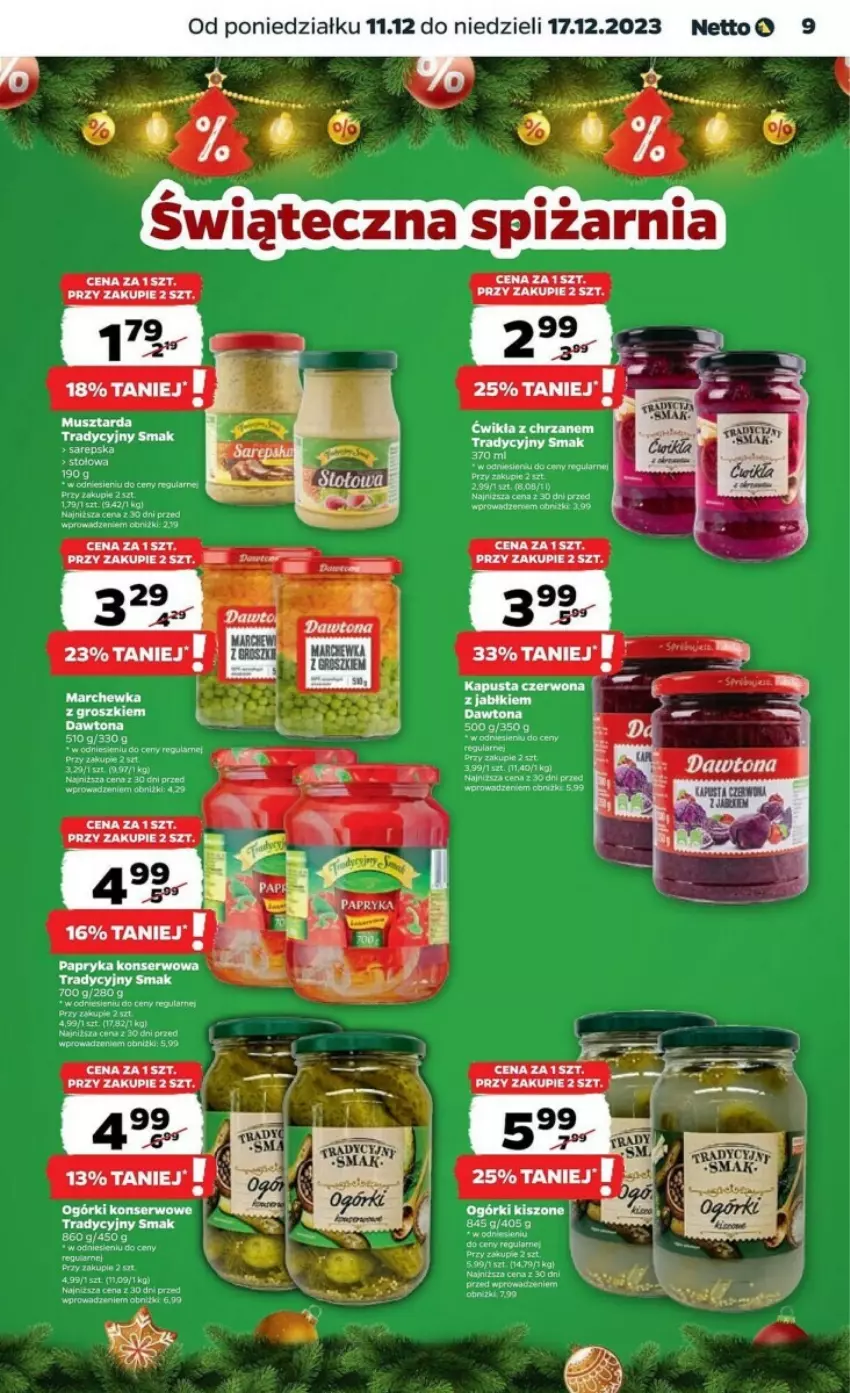 Gazetka promocyjna Netto - ważna 11.12 do 17.12.2023 - strona 26 - produkty: Dawtona, Fa, Feta, Marchewka, Mus, Musztarda, Ser