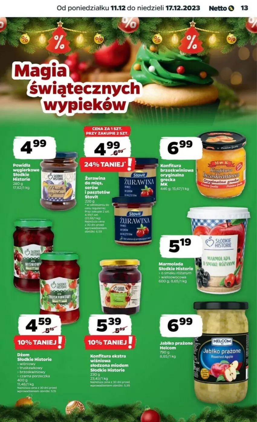 Gazetka promocyjna Netto - ważna 11.12 do 17.12.2023 - strona 5 - produkty: Ariel, Fa, Gin, HELCOM, Konfitura, Marmolada, Mola, Pasztet, Por, Róża, Ser