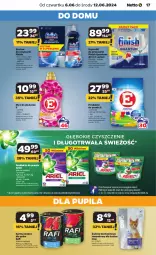 Gazetka promocyjna Netto - Artykuły spożywcze - Gazetka - ważna od 12.06 do 12.06.2024 - strona 17 - produkty: Sól, Finish, Płyn nabłyszczający, Płyn do płukania, Dzieci, Zmywarki, Ariel