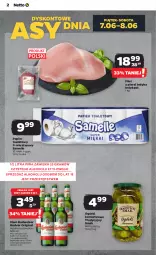 Gazetka promocyjna Netto - Artykuły spożywcze - Gazetka - ważna od 12.06 do 12.06.2024 - strona 2 - produkty: Piwa, Piwo, Ser, Gin, Gra, Papier, Ogórki konserwowe, Filet z piersi indyka, Papier toaletowy