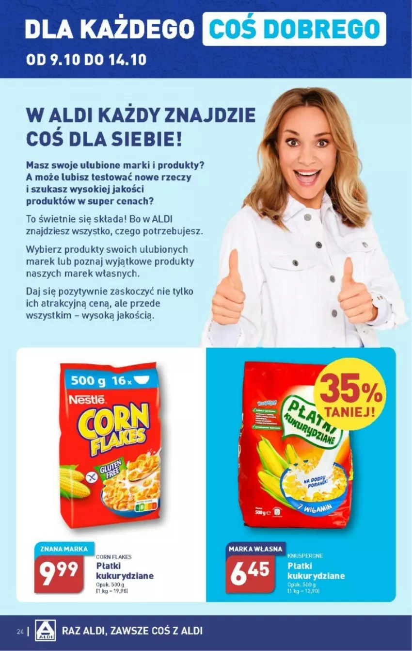 Gazetka promocyjna Aldi - ważna 09.10 do 14.10.2023 - strona 17 - produkty: Corn flakes, Koc, Sok