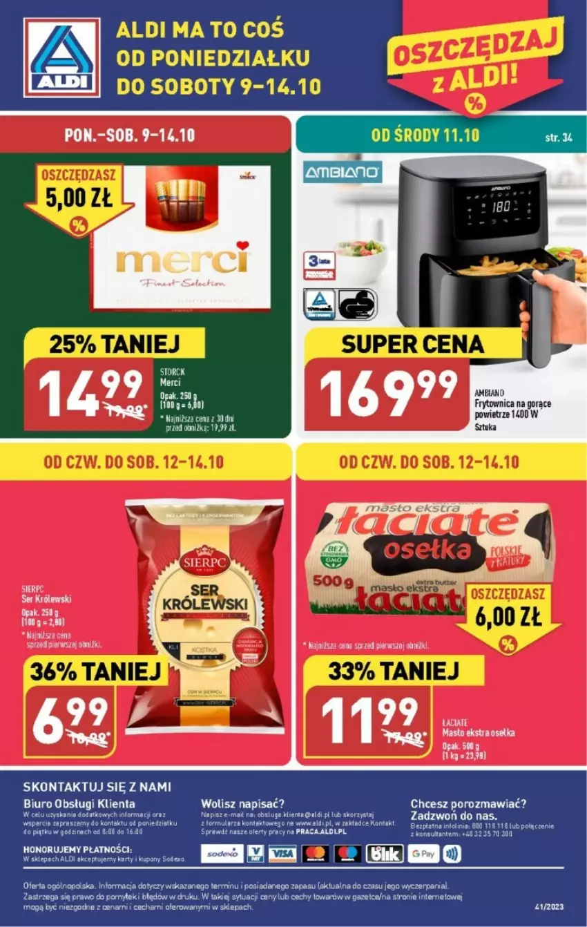 Gazetka promocyjna Aldi - ważna 09.10 do 14.10.2023 - strona 37 - produkty: Królewski, Por, Ser