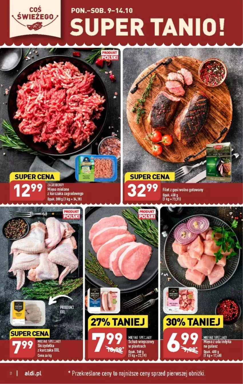 Gazetka promocyjna Aldi - ważna 09.10 do 14.10.2023 - strona 42 - produkty: Koc, Kurczak, Mięsne specjały