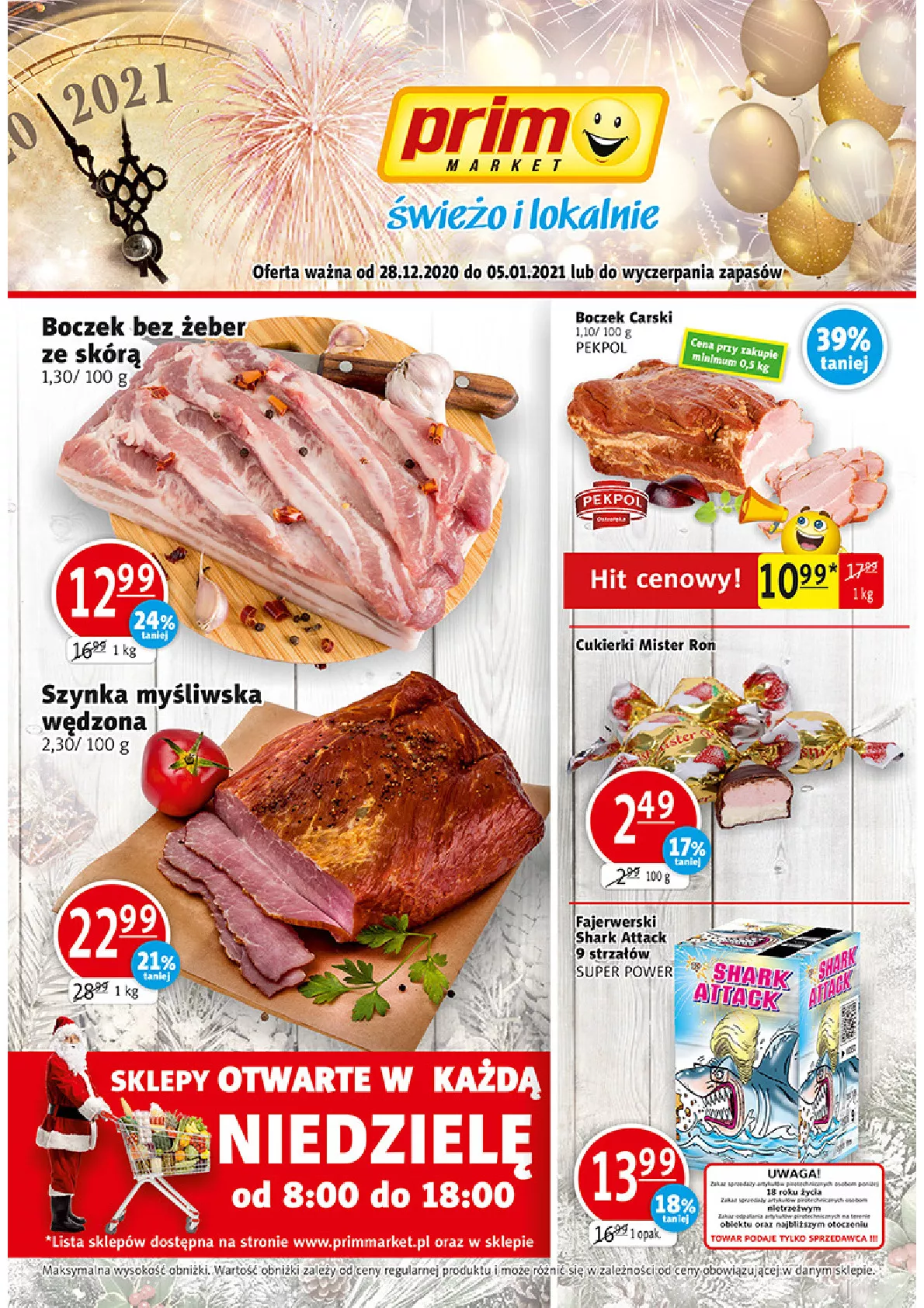 Gazetka promocyjna Prim Market - nowy rok - ważna 28.12.2020 do 05.01.2021 - strona 1