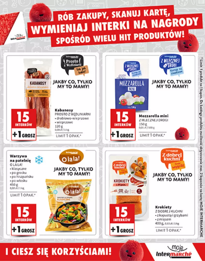 Gazetka promocyjna Intermarche - Gazetka Intermarche - ważna 24.10 do 31.12.2024 - strona 11 - produkty: Fa, Feta, Kabanos, Krokiety, Mozzarella, Por, Warzywa