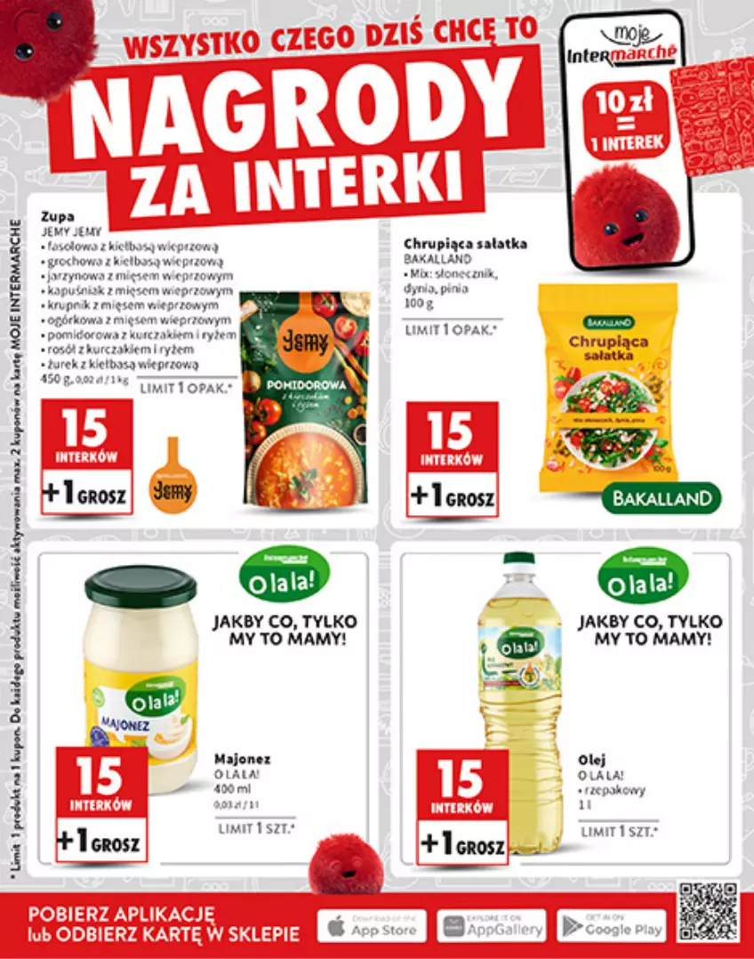 Gazetka promocyjna Intermarche - Gazetka Intermarche - ważna 24.10 do 31.12.2024 - strona 12 - produkty: Groch, Kurczak, Majonez, Olej, Ryż, Sałat, Sałatka, Ser, Top