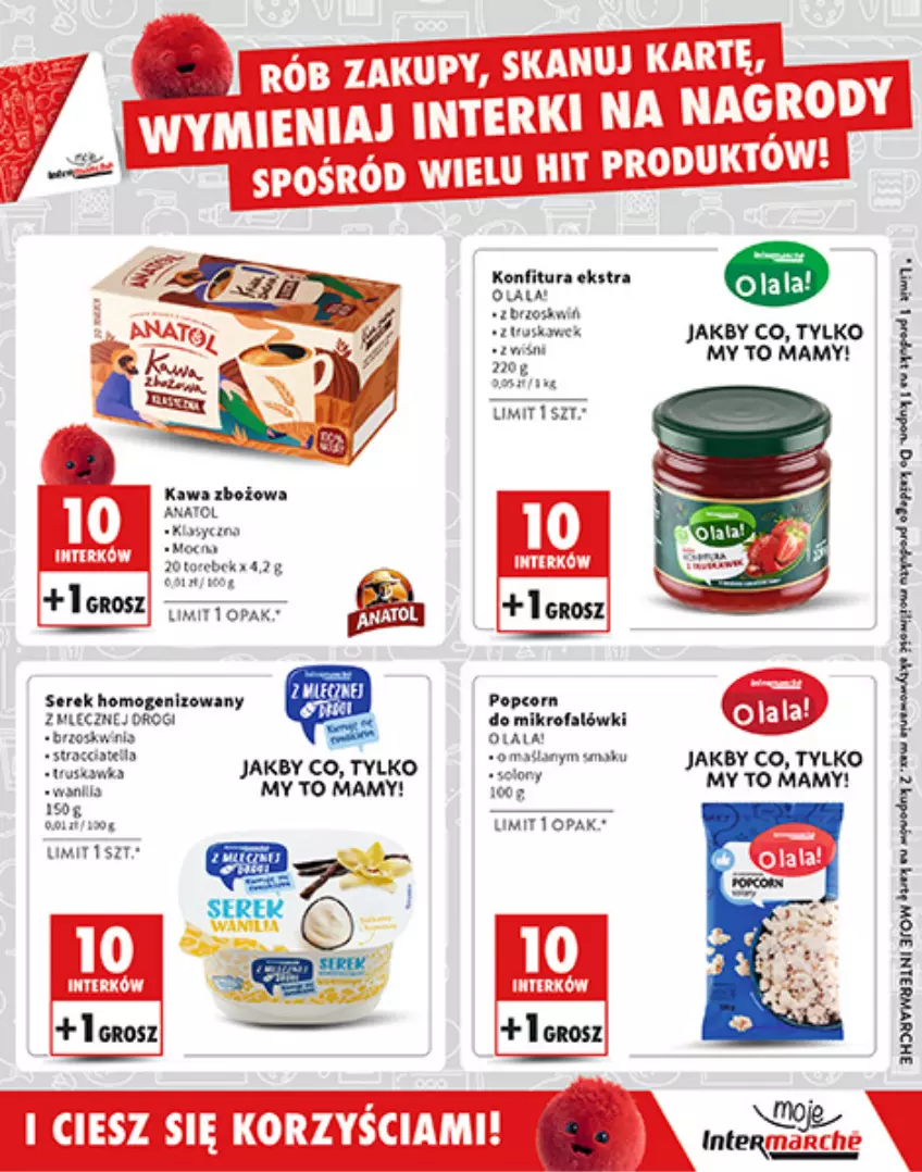 Gazetka promocyjna Intermarche - Gazetka Intermarche - ważna 24.10 do 31.12.2024 - strona 5 - produkty: Fa, Kawa, Kawa zbożowa, Konfitura, Popcorn, Ser, Serek, Serek homogenizowany