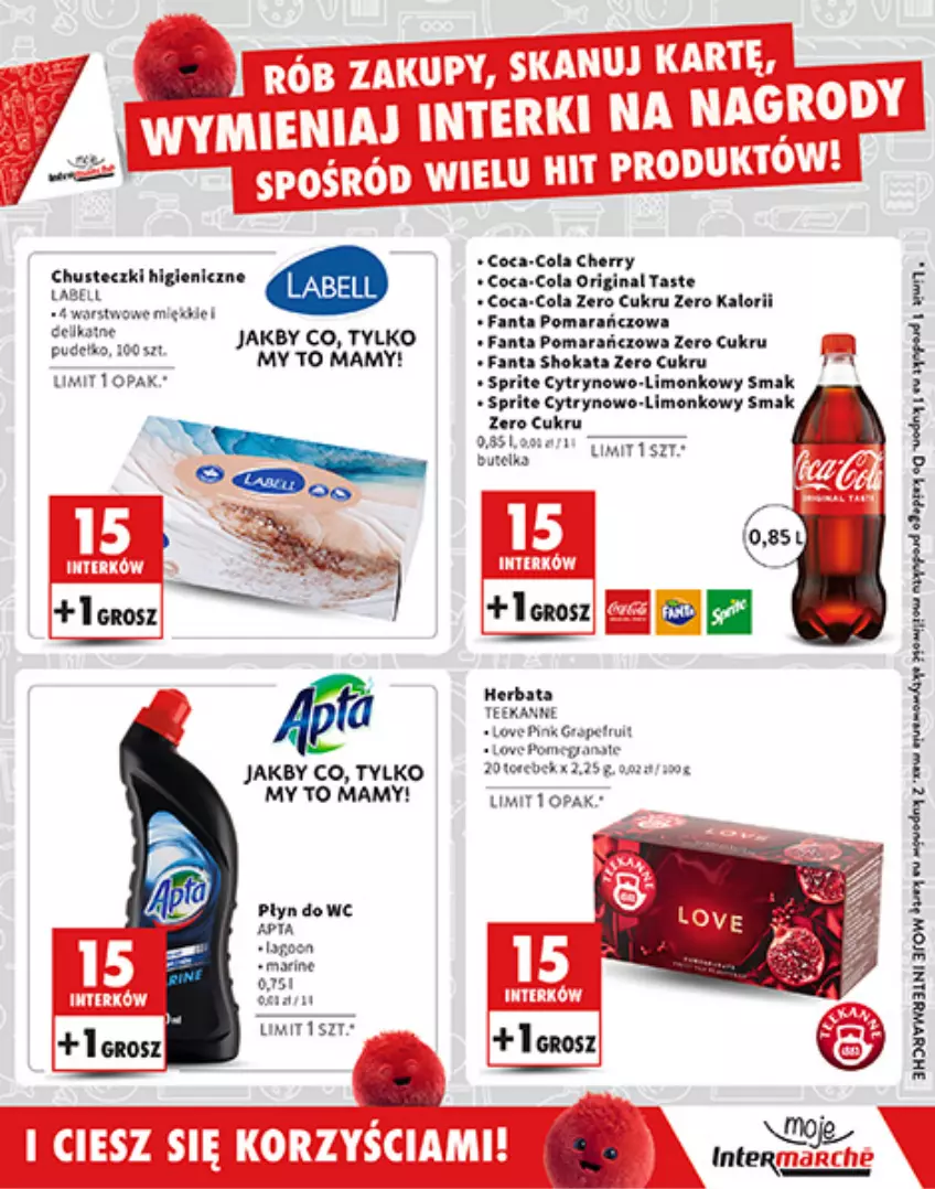 Gazetka promocyjna Intermarche - Gazetka Intermarche - ważna 24.10 do 31.12.2024 - strona 9 - produkty: Bell, Chusteczki, Coca-Cola, Fa, Fanta, Gin, Sprite, Top