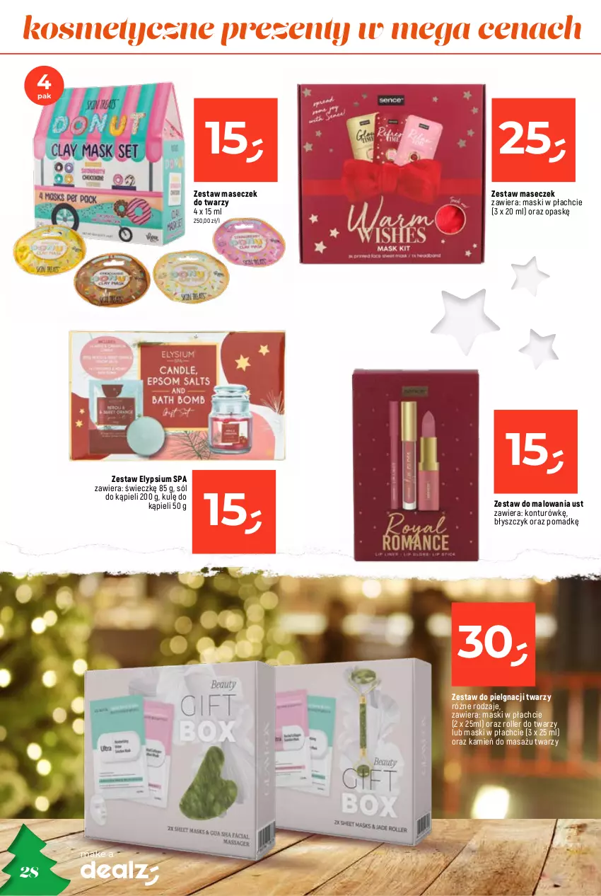 Gazetka promocyjna Dealz - O CHOINKA! SUPERCENY - ważna 09.11 do 24.12.2023 - strona 28 - produkty: Balsam do ciała, Bombki, LG, Olej, Roller, Rum, Ser, Serum, Sól, Sól do kąpieli, Szampon, Zestaw do malowania