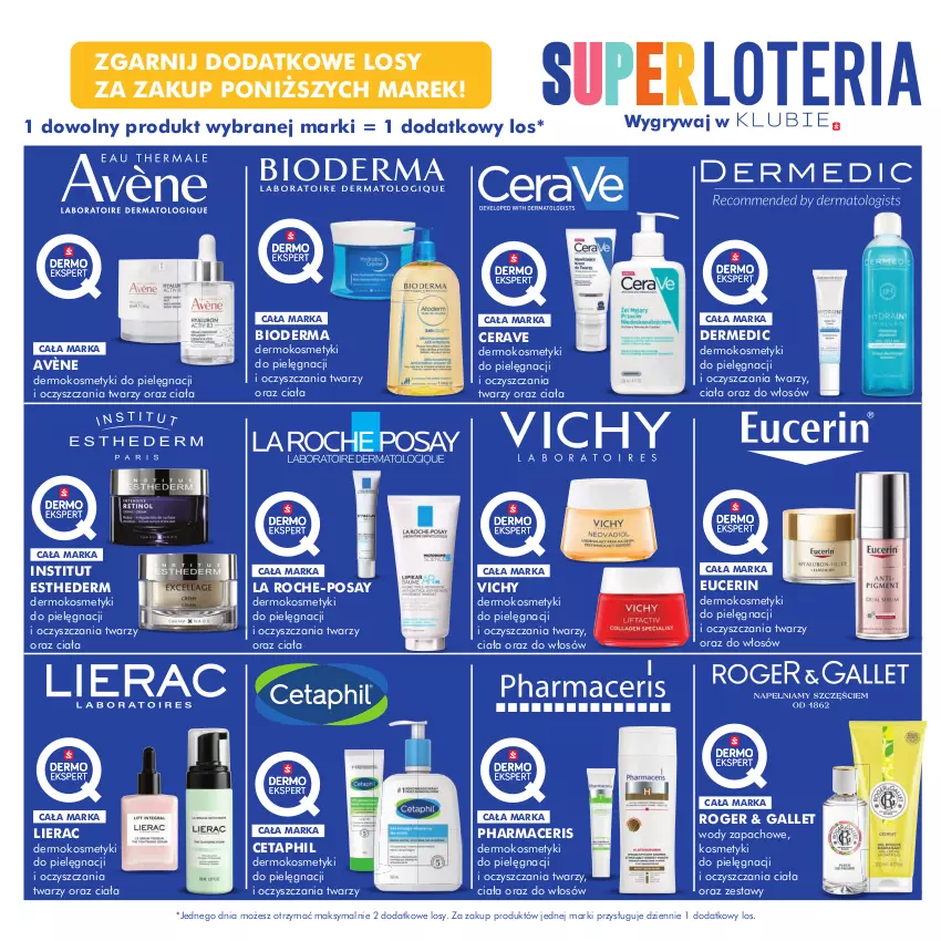 Gazetka promocyjna Super Pharm - Gazetka - ważna 25.10 do 31.10.2023 - strona 13 - produkty: Acer, Avène, Bioderma, CeraVe, Cetaphil, Dermedic, Gry, Kosmetyki do pielęgnacji, La Roche-Posay, Lierac, Pharmaceris, Vichy