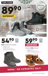 Gazetka promocyjna Biedronka - Okazje tygodnia - Gazetka - ważna od 08.12 do 08.12.2021 - strona 31 - produkty: Buty, Buty zimowe, Dzieci, Fa