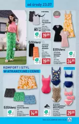 Gazetka promocyjna Aldi - Artykuły przemysłowe i tekstylia - Gazetka - ważna od 26.07 do 26.07.2025 - strona 9 - produkty: Top, Szorty, Strój kąpielowy, Bikini, Spodnie, Sukienka, Fa