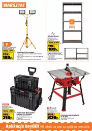 Gazetka promocyjna Obi - Gazetka OBI - Gazetka - ważna od 12.11 do 12.11.2024 - strona 10 - produkty: Stół warsztatowy, Naświetlacz LED, Sok, Ser, Gra, Bell, Przecinarka, Przecinarka do drewna, Stół, Regał, Storczyk, Naświetlacz, Bella, Ogród, Regał metalowy, Einhell, Fa