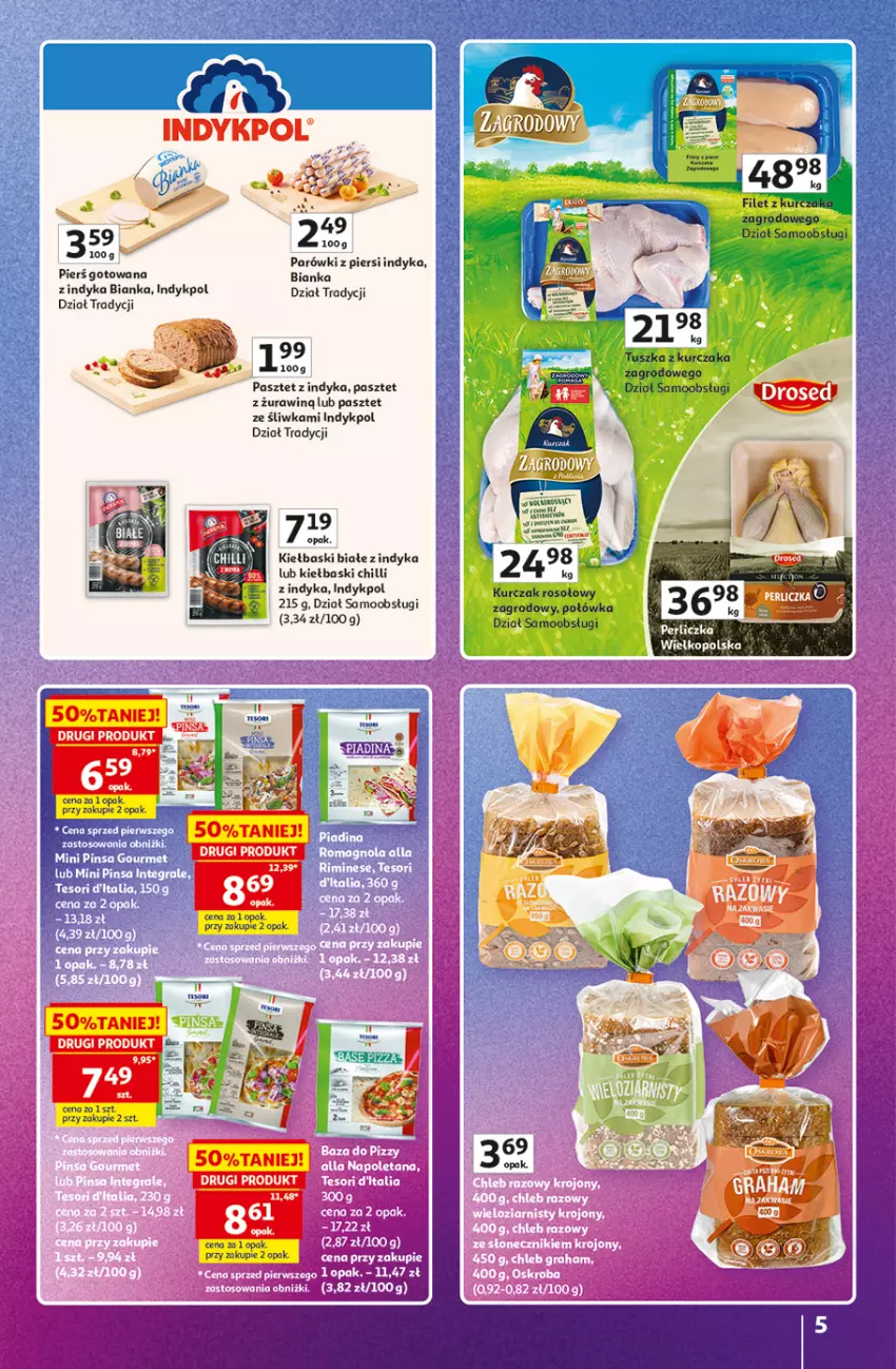 Gazetka promocyjna Auchan - Gazetka Znane Marki Hipermarket Auchan - ważna 11.06 do 17.06.2026 - strona 5 - produkty: Bianka, Kiełbaski białe, Parówki, Pasztet, Pasztet z indyka