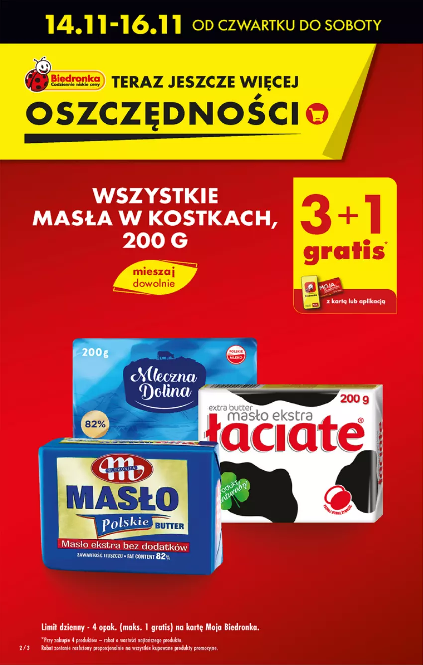 Gazetka promocyjna Biedronka - Od czwartku - ważna 14.11 do 20.11.2024 - strona 2 - produkty: Dron, Gra, Masło, Por, Tera