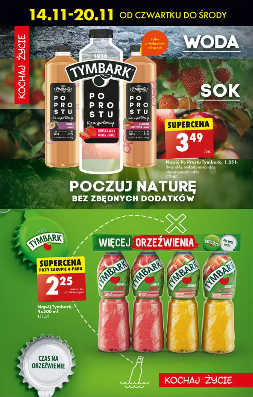 Gazetka promocyjna Biedronka - Od czwartku - ważna 14.11 do 20.11.2024 - strona 63 - produkty: Fa, Koc, Napój, Por, Tymbark