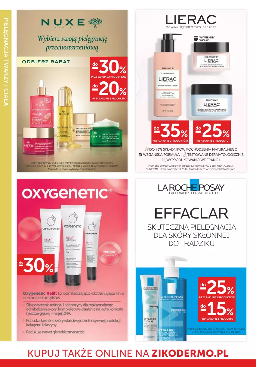 Gazetka promocyjna Ziko - Gazetka Ziko Dermo - ważna 25.07 do 07.08.2024 - strona 8 - produkty: Body, Fa, La Roche-Posay, Lierac, Nuxe, Phyto, Ser