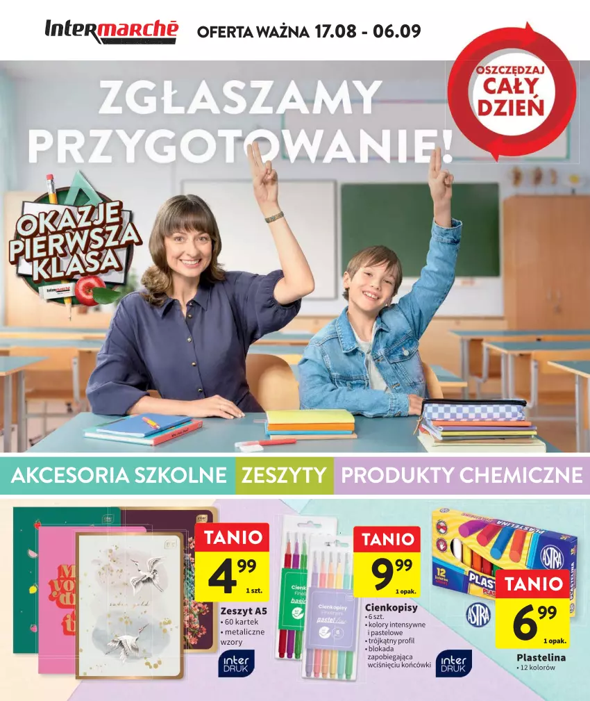 Gazetka promocyjna Intermarche - Gazetka Intermarche - ważna 17.08 do 06.09.2023 - strona 1 - produkty: Plastelina