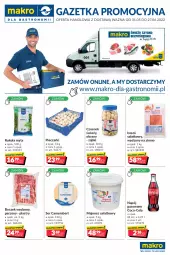 Gazetka promocyjna Makro - [Oferta promocyjna] Dostawa - Gazetka - ważna od 27.06 do 27.06.2022 - strona 1 - produkty: Piec, Majonez, Ser, Czosnek, Rukola, Coca-Cola, Sałat, Majonez sałatkowy, Camembert, Napój gazowany, Boczek, Napój