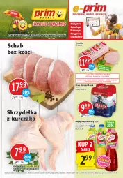 Gazetka promocyjna Prim Market - Gazetka - ważna od 17.08 do 17.08.2022 - strona 1 - produkty: Piwo, Kurczak, Sok, Pekpol, Carlsberg, Skrzydełka z kurczaka, Napój niegazowany, Harnaś, Napój, Schab bez kości, Hortex