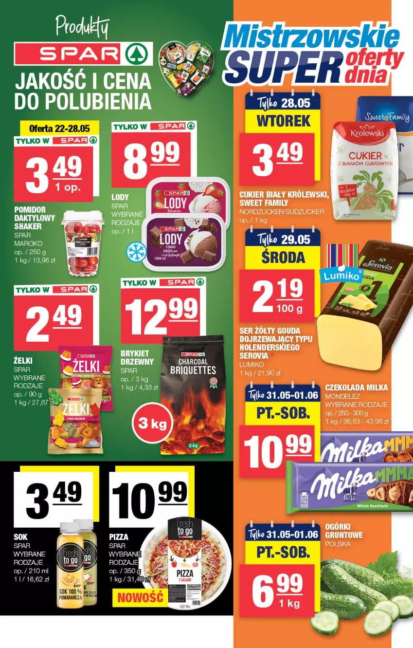 Gazetka promocyjna Spar - Spar-Mini - ważna 19.05 do 29.05.2024 - strona 3 - produkty: Cukier, Fa, Gouda, Grunt, Królewski, Ser