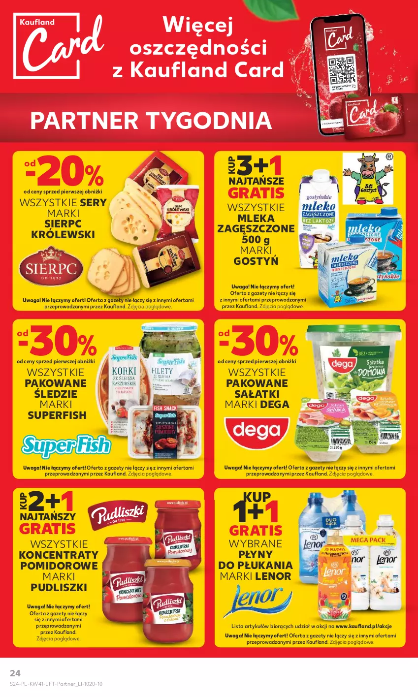 Gazetka promocyjna Kaufland - Gazetka tygodnia - ważna 12.10 do 18.10.2023 - strona 24 - produkty: Dega, Gra, Królewski, Lenor, Pudliszki, Sałat, Ser, Waga