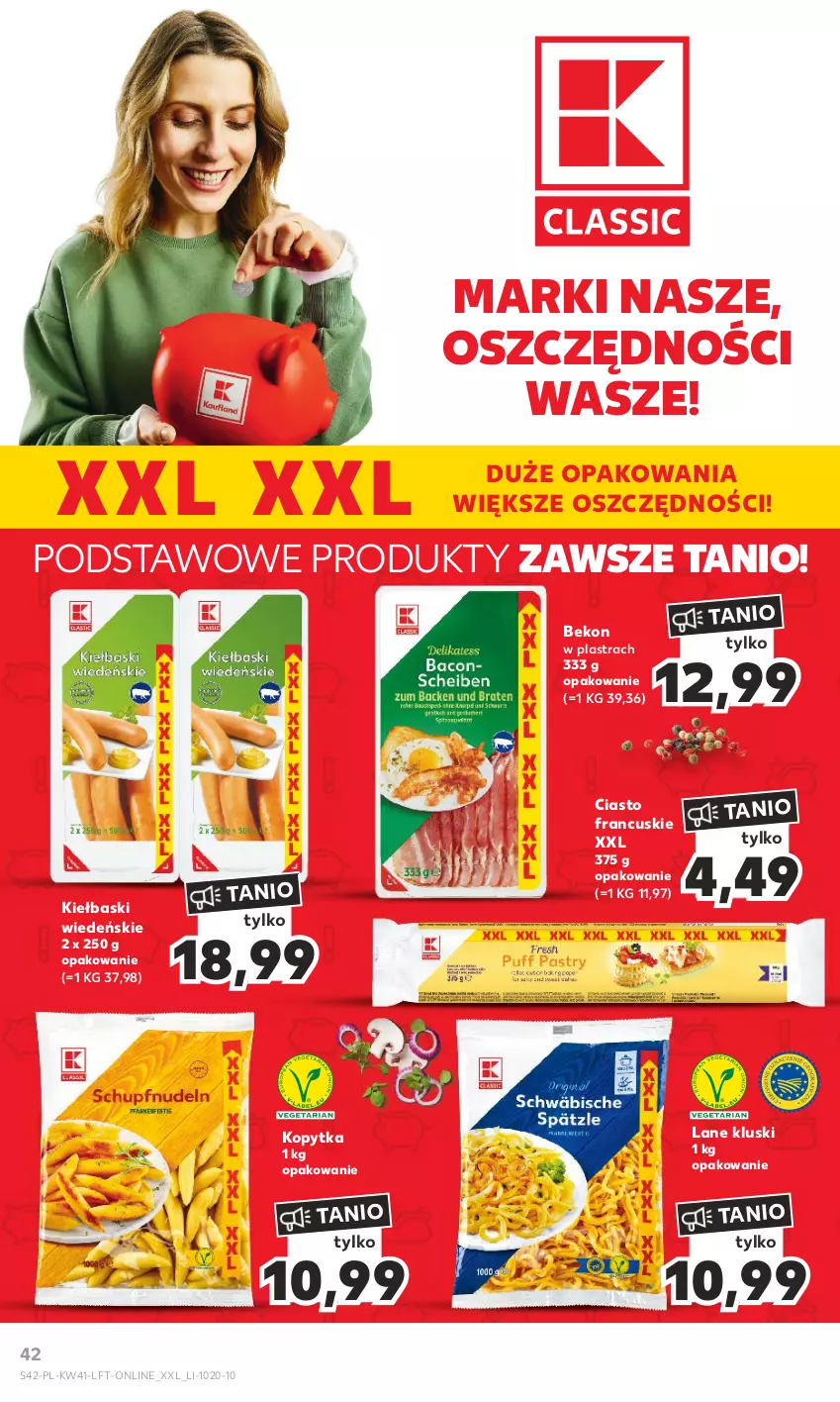 Gazetka promocyjna Kaufland - Gazetka tygodnia - ważna 12.10 do 18.10.2023 - strona 42 - produkty: Beko, Ciasto francuskie, Kopytka