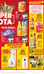 Gazetka promocyjna Kaufland - Gazetka tygodnia - Gazetka - ważna od 18.10 do 18.10.2023 - strona 19 - produkty: Piwa, Piwo, Pierogi, Sok, Gra, Somersby, Tyskie, Knedle, Czekolada, Brzoskwinie, Znicz, Waga, Milka, Nivea, Nektar, Hortex