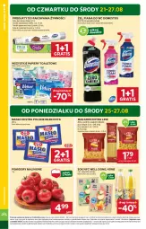 Gazetka promocyjna Stokrotka - Supermarket - Gazetka - ważna od 27.08 do 27.08.2025 - strona 4 - produkty: Domestos, Makaron, Warzywa, Sok, Gra, Papier, Mlekovita, Spaghetti, Danio, Owoce, Masło, Pomidory, Mięso, Folia aluminiowa, Mleko, Fa