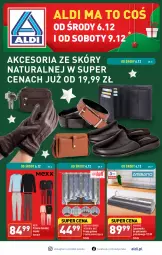 Gazetka promocyjna Aldi - Artykuły przemysłowe i tekstylia - Gazetka - ważna od 09.12 do 09.12.2023 - strona 1 - produkty: Gra, Warka, Mars, Mexx, Firana, Piżama, Fa