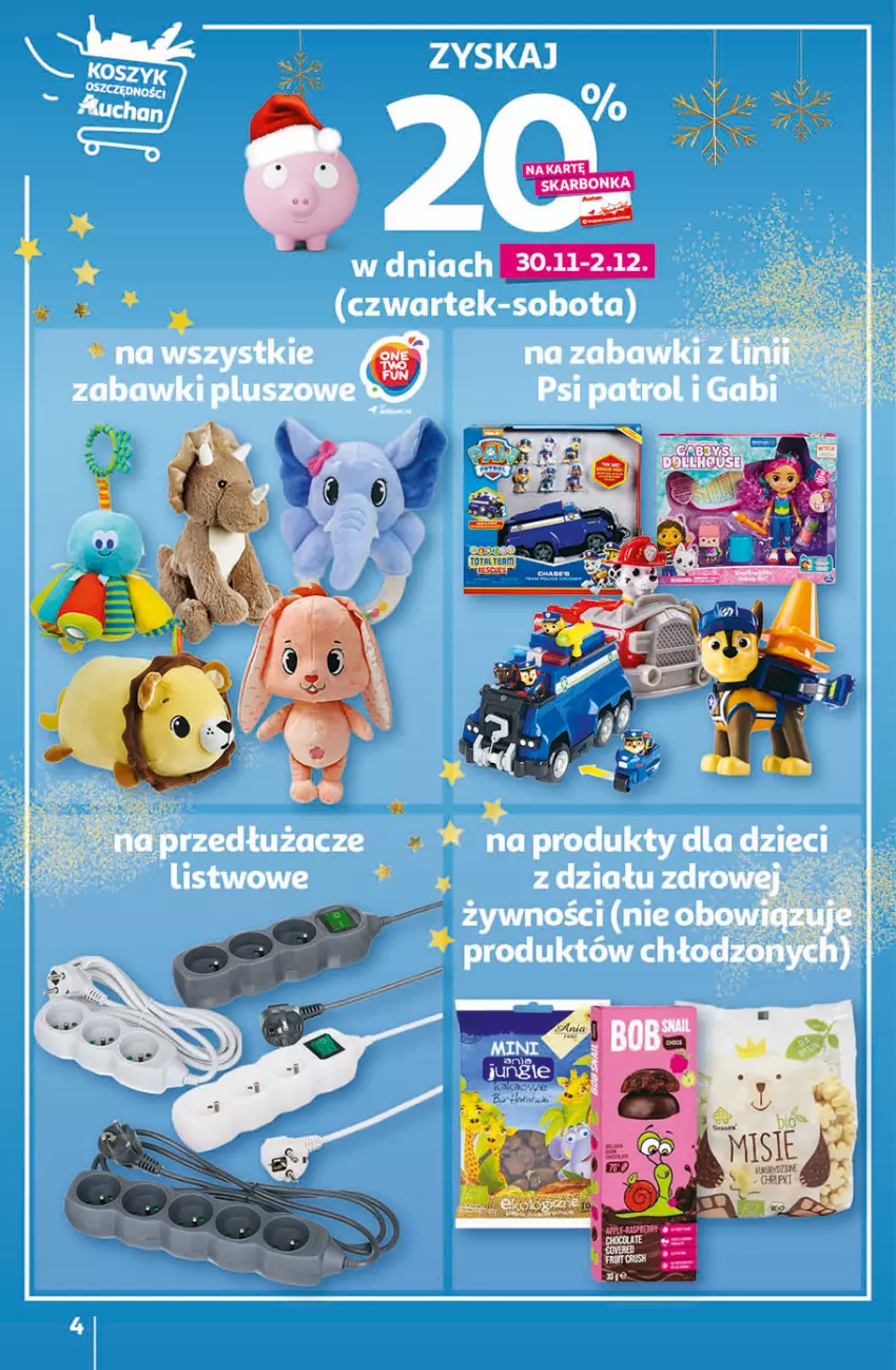 Gazetka promocyjna Auchan - Gazetka Magia Świąt Część 3 Hipermarket Auchan - ważna 30.11 do 06.12.2023 - strona 4