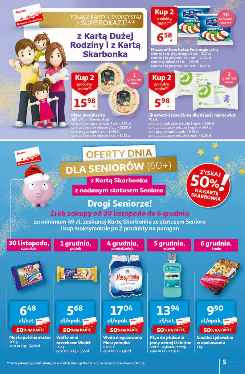 Gazetka promocyjna Auchan - Gazetka Magia Świąt Część 3 Hipermarket Auchan - ważna 30.11 do 06.12.2023 - strona 5 - produkty: LG, Top